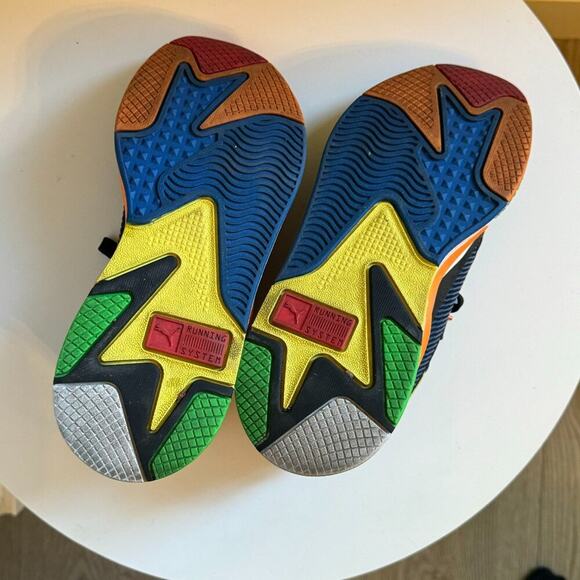 Puma RS-X Bold ‘Black Andean Toucan Orange’ Athletic Shoes Size 5.5C - Picture 4 of 5
